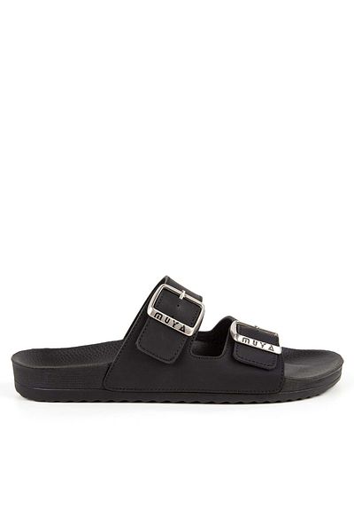 Muya Παντόφλες NOVA Unisex Μαύρες Ανατομικές Σόλα