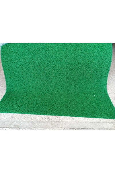ünal file Yeşil Kıvırcık Paspas Su Emici Kapı Önü Paspas Kaymaz Taban 14 mm k...