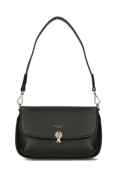 David Jones Women's Strap Shoulder Bag Black