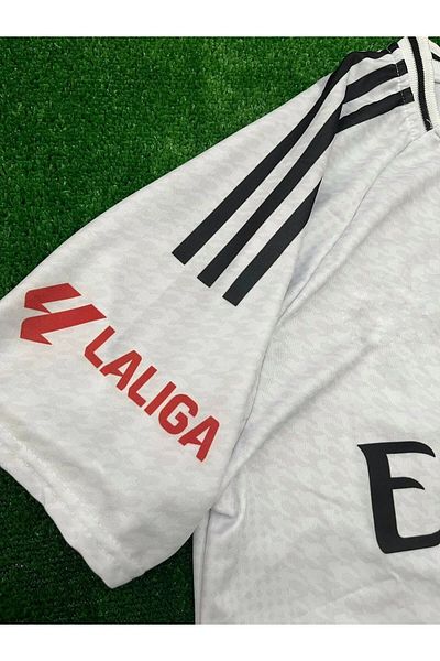 yenteks Mbappe Real.Madrid 24/25 σεζόν Λευκή φανέλα για ενήλικες