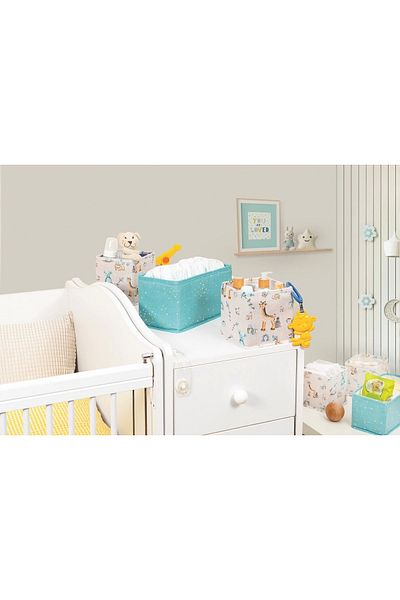 Astra Market Baby 3-Piece Handy Drawer Organizer Multi-Purpose Organizer Box (Green) (Lisinya)