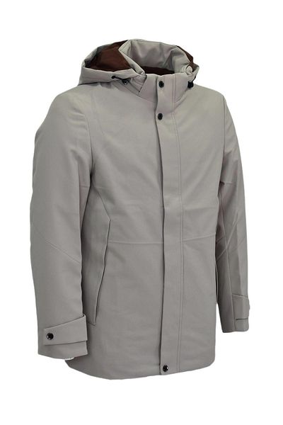 DYNAMO Men's Goose down Waterproof Sports Hooded Coat M3349 Bgl-St03989