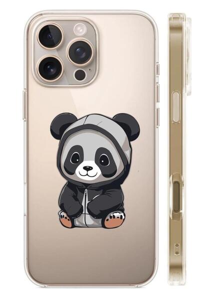 3GEN CASE غطاء سيليكون شفاف بنمط متوافق مع آيفون 16 برو ماكس