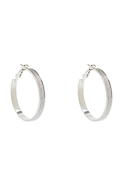 PARFOİS Suni Elmas Detaylı Orta Boy Küpe