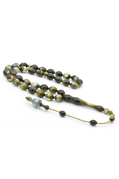 Murty99 Систематични молитвени мъниста от бял зелен прах от кехлибар