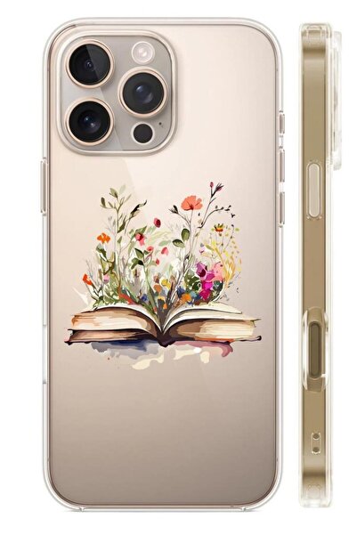 3GEN CASE İphone 16 Pro Uyumlu Desenli Şeffaf Silikon Kılıf