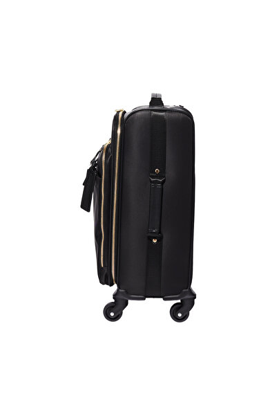 PARFOİS Desenli Çıkarılabilir Aksesuarlı Kabin Boy Çekçekli Valiz