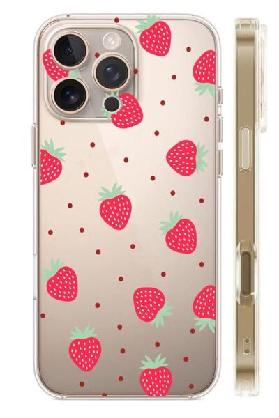 3GEN CASE İphone 16 Pro Uyumlu Desenli Şeffaf Silikon Kılıf