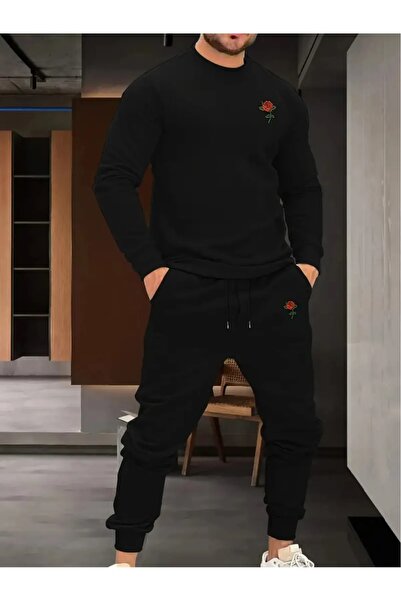 Elfa Tekstil Unisex Σετ Φόρμας με Στάμπα, Μακρυμάνικο και με Τσέπες, Άνετο Σε...