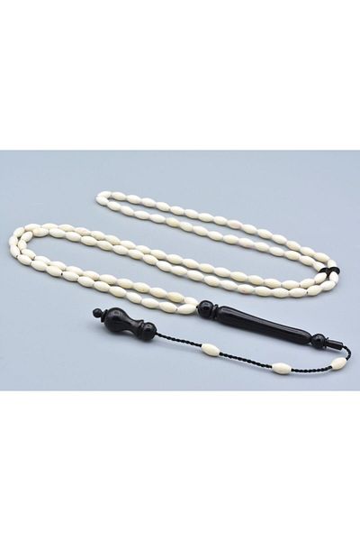 Murty99 99 Luk Camel Bone - Prayer Beads with System, Barley Cuts and Kuka Workmanship