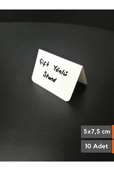 Şeffaf Etiket 10 komada belih stojaca sa cenom - 7,5x5 cm, dvostrani, brisivi...
