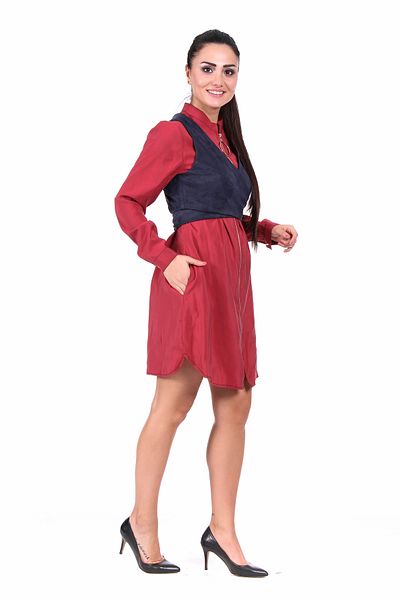 GAJA Rochie de damă 18w7107 cu fermoar și vestă dublu? Calendarul