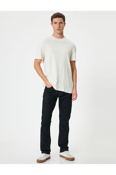 Koton Mark Jean - Straight Fit Tube Leg Jeans