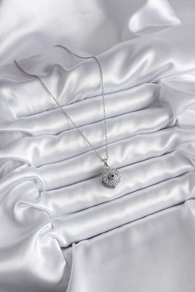 Skygo Gold Colored 316L Steel Zircon Stone Women's Necklace - TJ-BKO8169