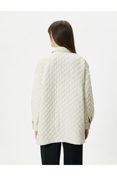 Koton Prošívaná bunda Kapesní knoflík Regular Fit