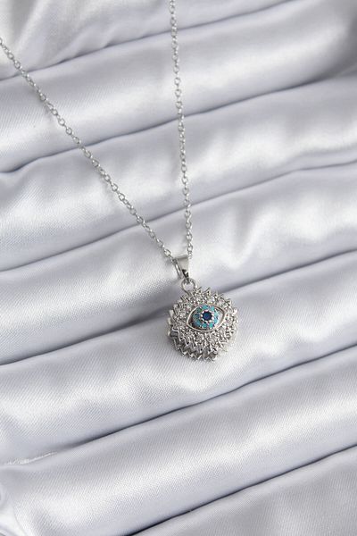 Skygo Gold Colored 316L Steel Zircon Stone Women's Necklace - TJ-BKO8169