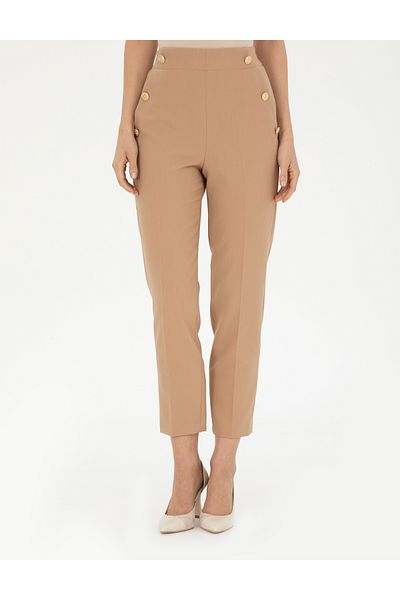 Pierre Cardin Beige Fabric Trousers 50289436 -Vr011