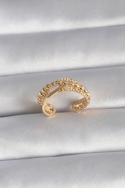 Skygo Brass Gold Women's Ring - TJ-BYK3029