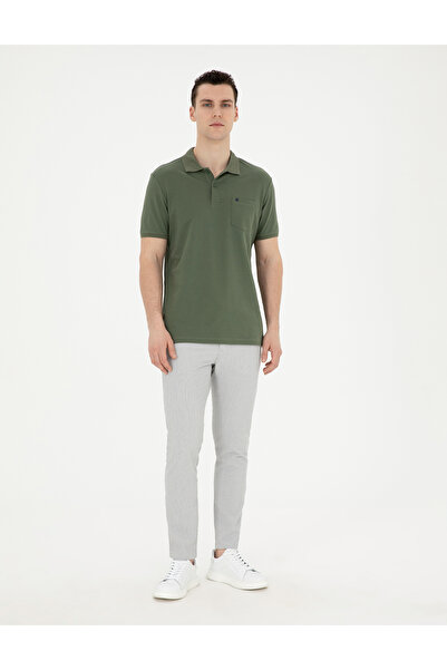 Pierre Cardin Μπλουζάκι Khaki Regular Fit Basic 50291576-VR027