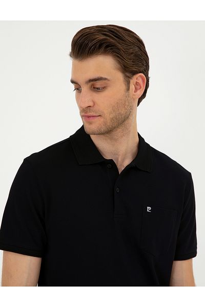 Pierre Cardin Μαύρο μπλουζάκι Basic Regular Fit 50291576-VR046