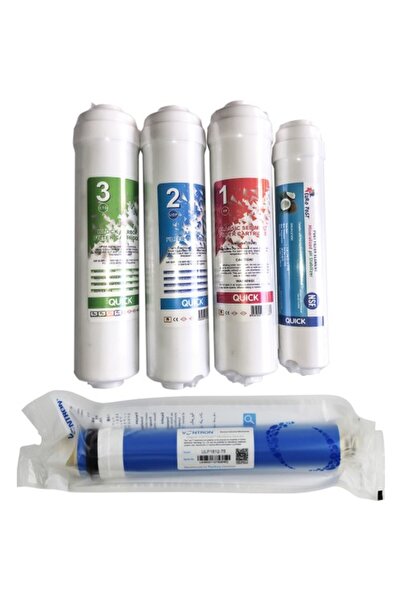 SULOOK Su Arıtma Cihazları Için Eco Inline 12 Inch Filtre Seti 5'li