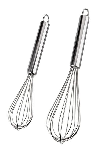 DORRY HOME Steel Lux 2 Piece Wire Whisk Set