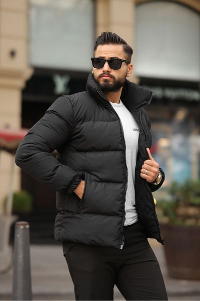 S&M CLOTHİNG New Season Men's Puffer Coat