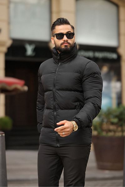 S&M CLOTHİNG New Season Men's Puffer Coat