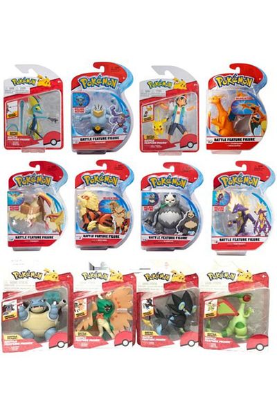Pokemon مجسم معركة فردي مقاس 4.5 بوصة - متنوع - قطعة واحدة (قد يختلف الطراز)