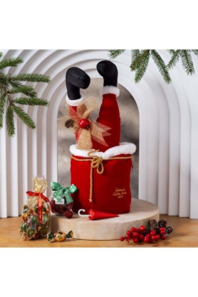 Şekerci Cafer Erol Yılbaşı Özel Hediye Sepeti -  Zebru Bacadan Giren Noel Baba