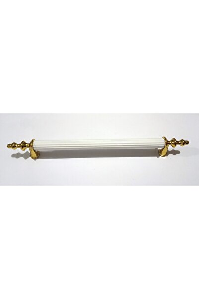 kayakulp Mâner de lux din aluminiu pentru țeavă de lux 160 mm alb/aur (sertar...