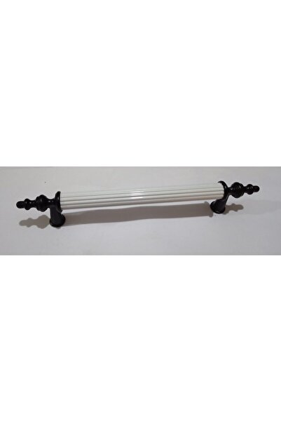 kayakulp Alüminyum Lüks  Boru Lüks Kulp 224mm Beyaz/siyah (dolap Çekmece Mobi...