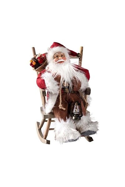 Şekerci Cafer Erol Yılbaşı Aksesuarı Koltukta Sallanan Noel Baba 30 cm 565223