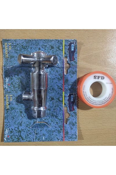 ctk Çtk Bidet Tap - 2 Gift Clothes with Teflon Tapes