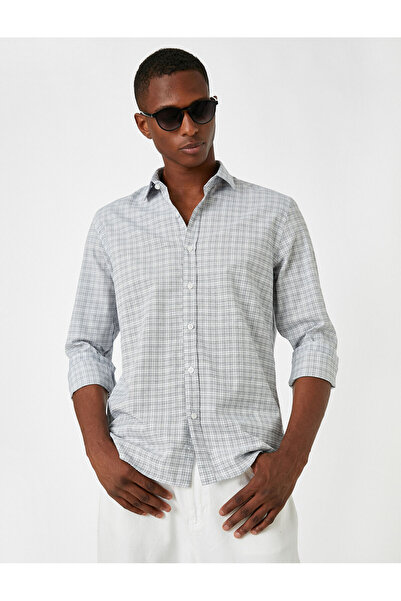 Koton Μη μαγνητικό καρό πουκάμισο