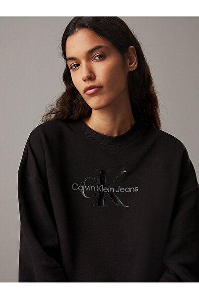 Calvin Klein GLOSSY MONOLOGO REGULAR CREWNECK