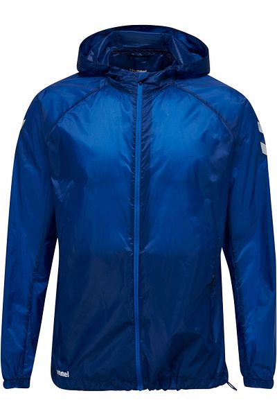 hummel Men Sportswear Fit Long Sleeve Running Windbreaker Jacket, Navy