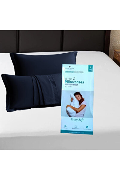 Donetella 2- Piece Microfiber Pillowcase Set - 50x75 cm with Envelope Closure