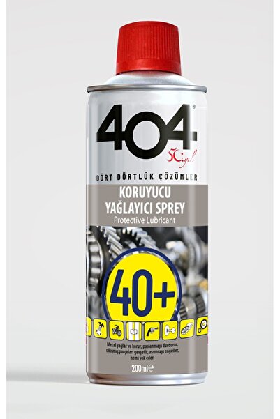 Genel Markalar 40+ Anında Etkili Şeffaf 400ml Koruyucu ve Yağlayıcı Sprey
