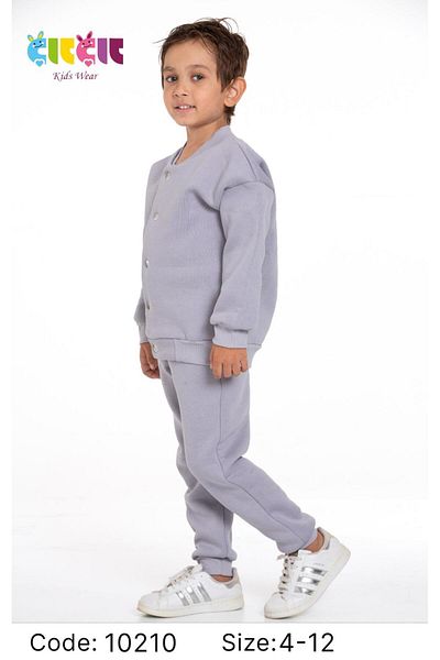 Çıt Çıt Boy and Girl's College Oversize Mold 3 Thread Fleece Set