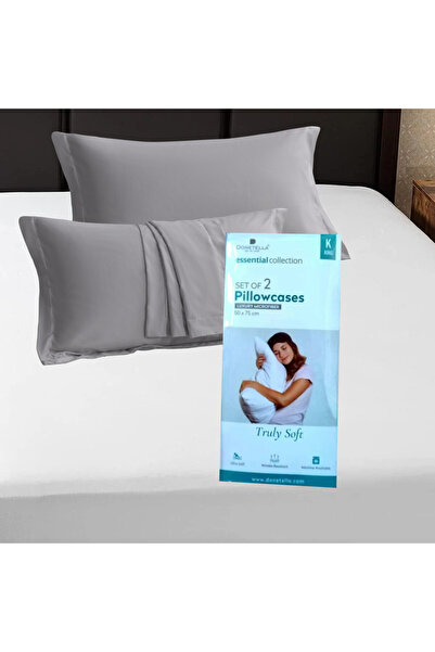Donetella 2- Piece Microfiber Pillowcase Set - 50x75 cm with Envelope Closure