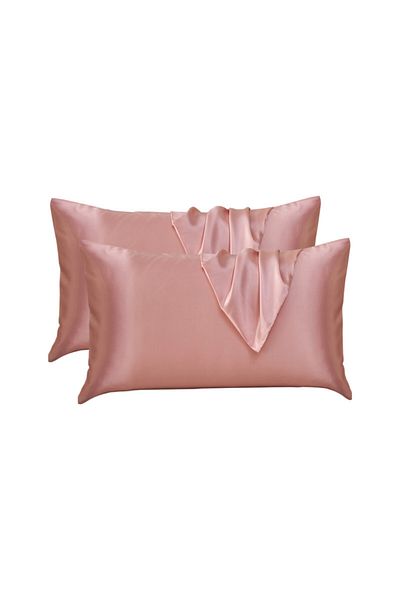 Donetella Satin Pillowcases - 2 Pack Soft and Silky King Size 50x75 cm