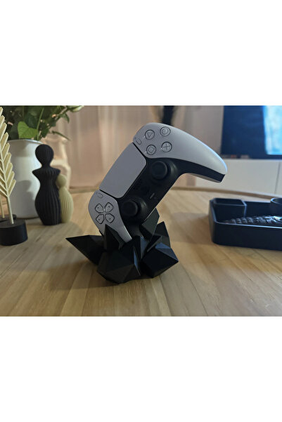 3D Craft Dekoratif Joystick Standı 1 Adet Kol Tutucu ps5 Uyumlu / Sol