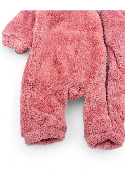 Egelite Welsoft Baby Girl Romper - Personality, Zipper and Ear Detail 3-6-9-12 Months