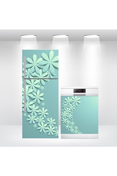 Bigaimaj Клейка плівка з квітковим візерунком для холодильника та посудомийної машини