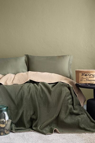 İssimo Home İssimo Sımply Battaniye 150x200 Forest/Cream