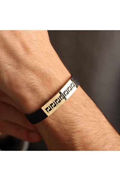 Sembol Gold 14 Ayar Altın Erkek Bileklik Grek Form