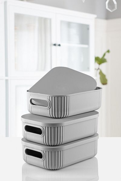 Nandy Home Set of 3 Decorative Organizer - 3.2Lt Storage Box