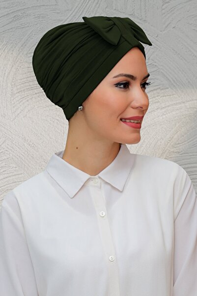 HÜRREMBONE SARAYDAN GELEN GÜZELLİK كاكي عملي جاهز للتوصيل غطاء رأس للحجاب قما...