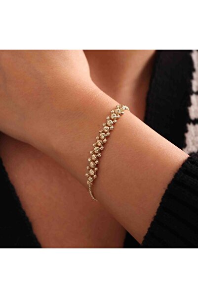 Sembol Gold Altın Dorika Bileklik El Yapımı 14K